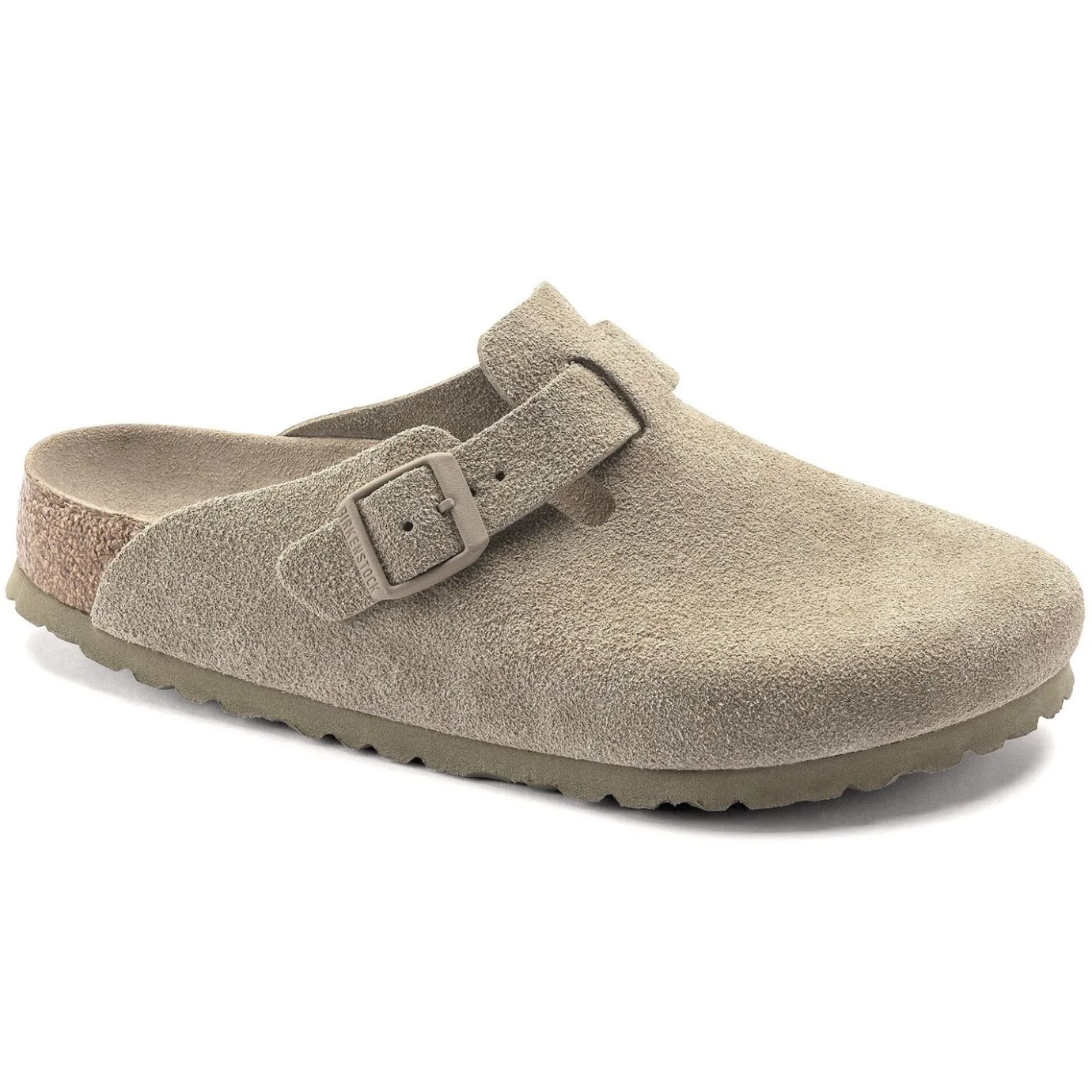 Birkenstock Clogs<Boston Soft Footbed Faded Khaki