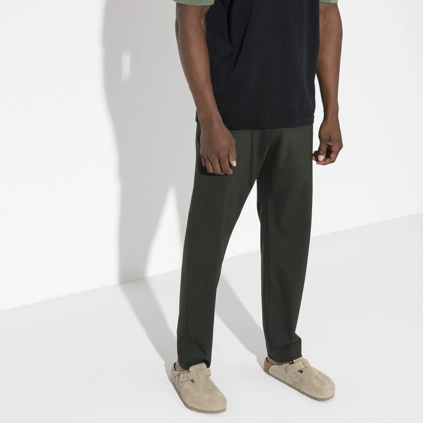 Birkenstock Clogs<Boston Soft Footbed Faded Khaki