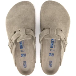 Birkenstock Clogs<Boston Soft Footbed Faded Khaki