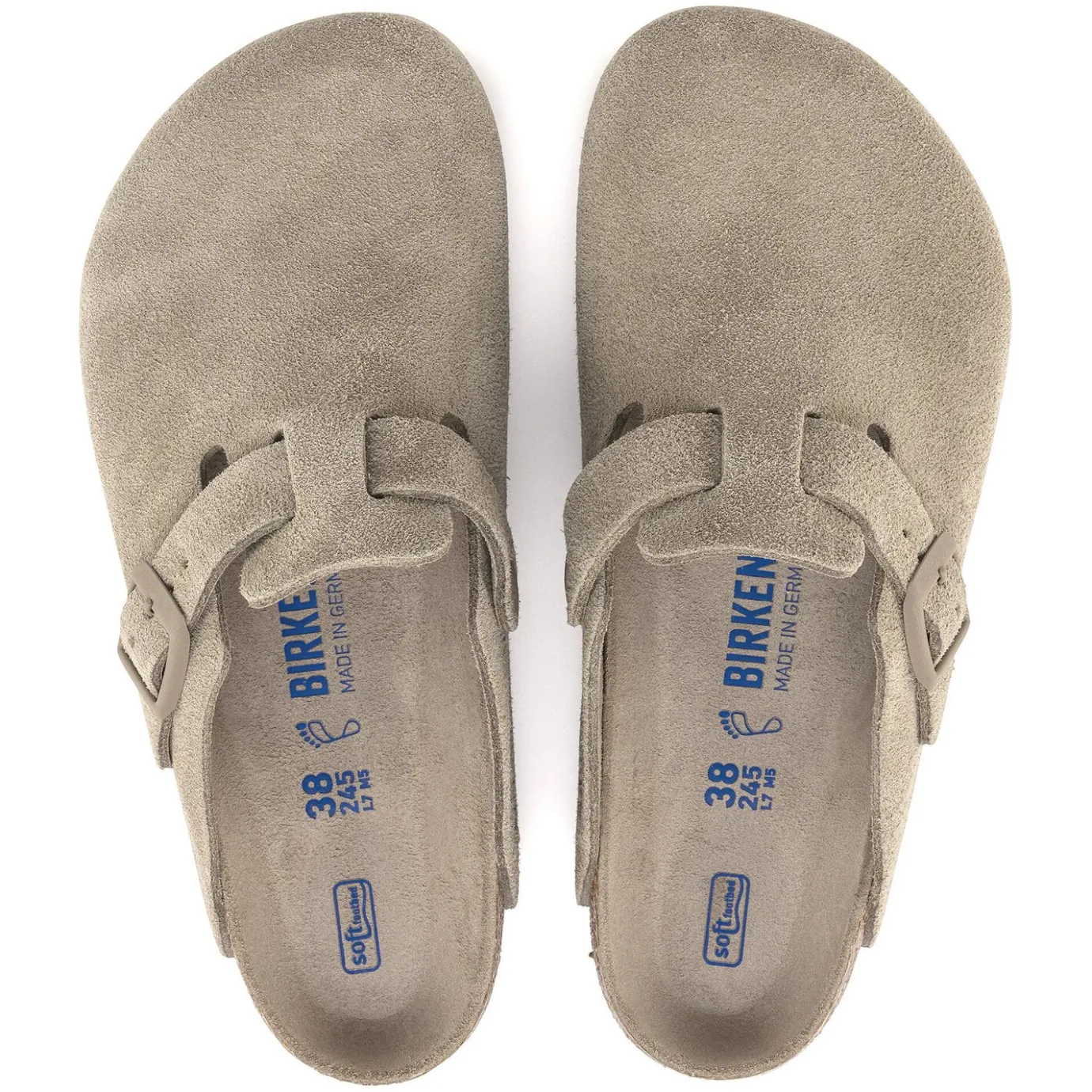 Birkenstock Clogs<Boston Soft Footbed Faded Khaki