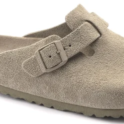 Birkenstock Clogs<Boston Soft Footbed Faded Khaki