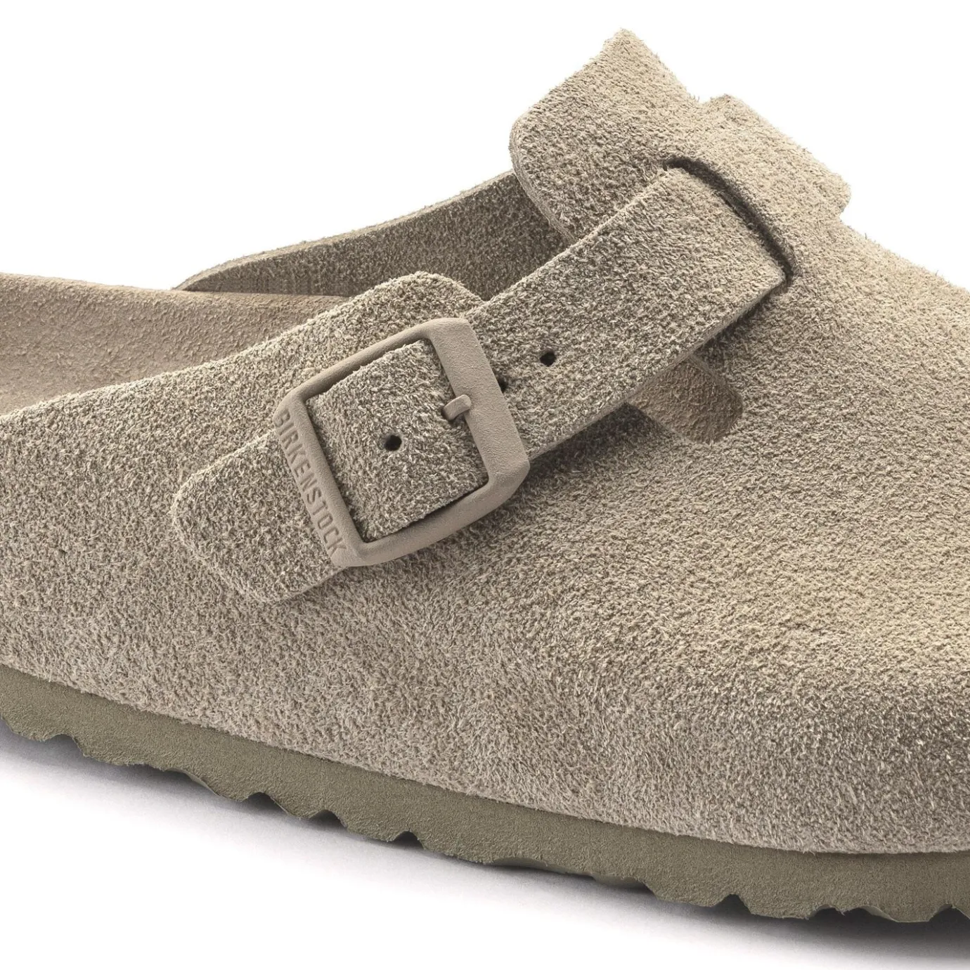 Birkenstock Clogs<Boston Soft Footbed Faded Khaki