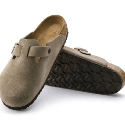 Birkenstock Clogs<Boston Soft Footbed Taupe
