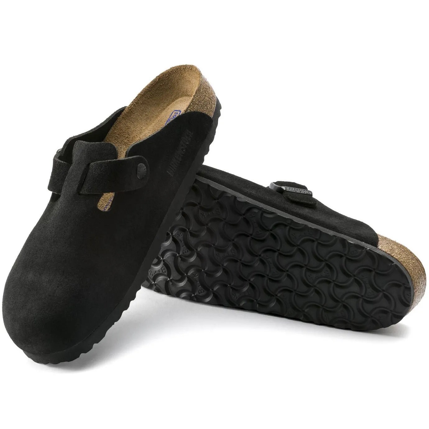 Birkenstock Clogs<Boston Soft Footbed Black