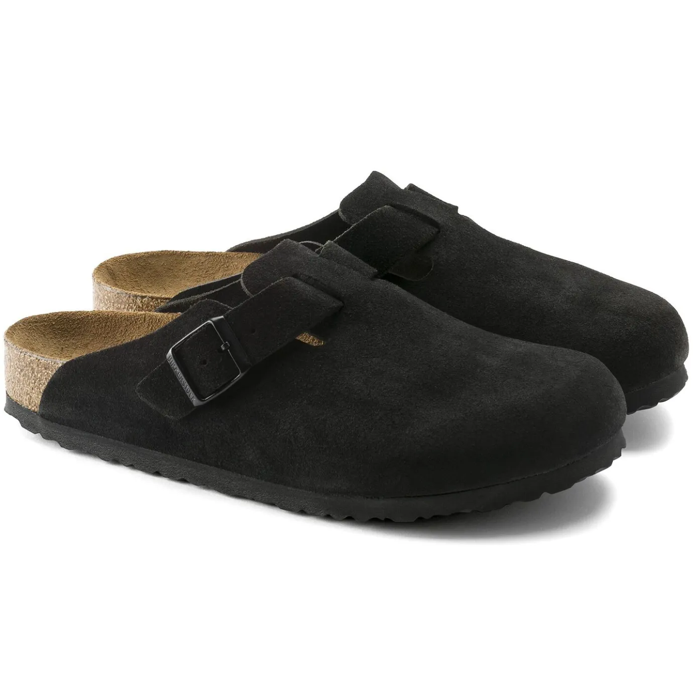 Birkenstock Clogs<Boston Soft Footbed Black