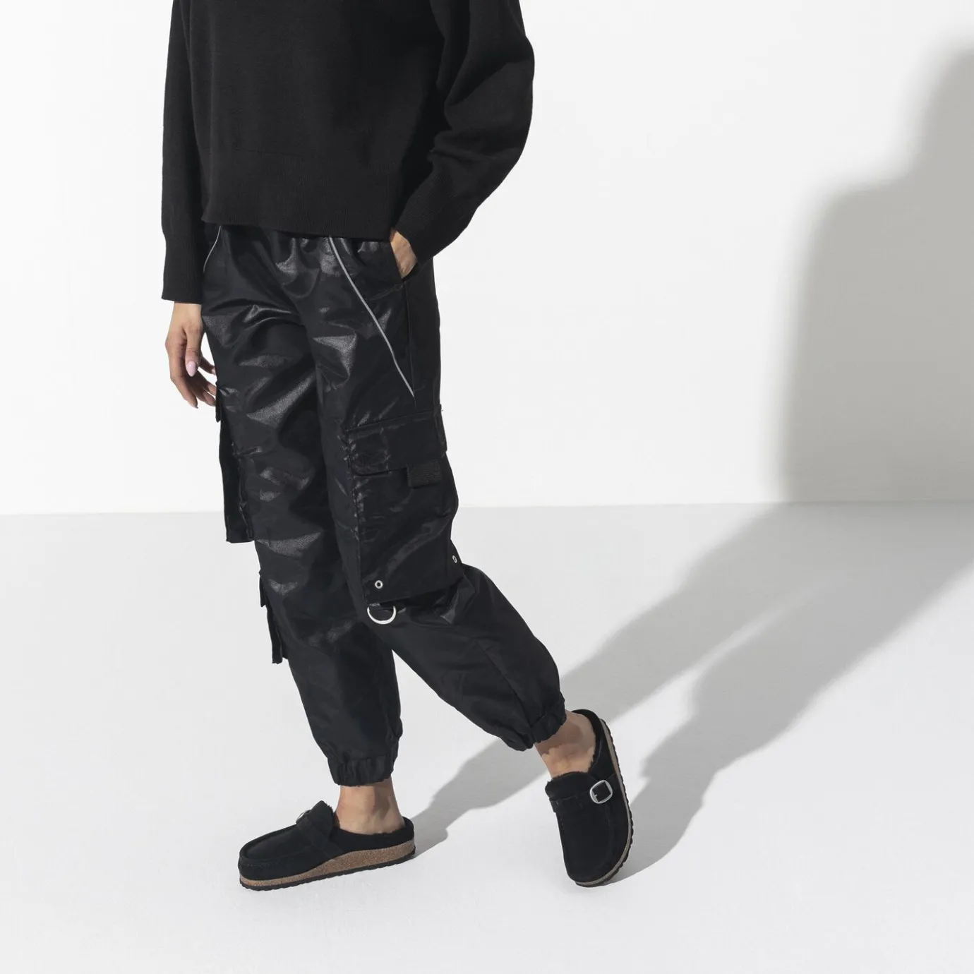 Birkenstock Clogs<Buckley Shearling Black