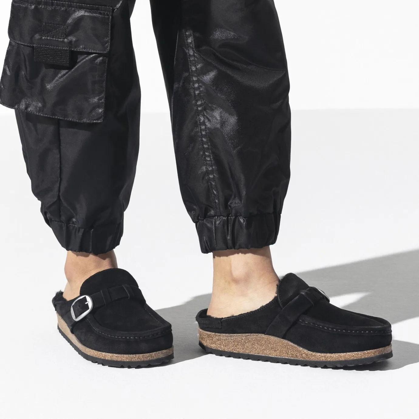 Birkenstock Clogs<Buckley Shearling Black
