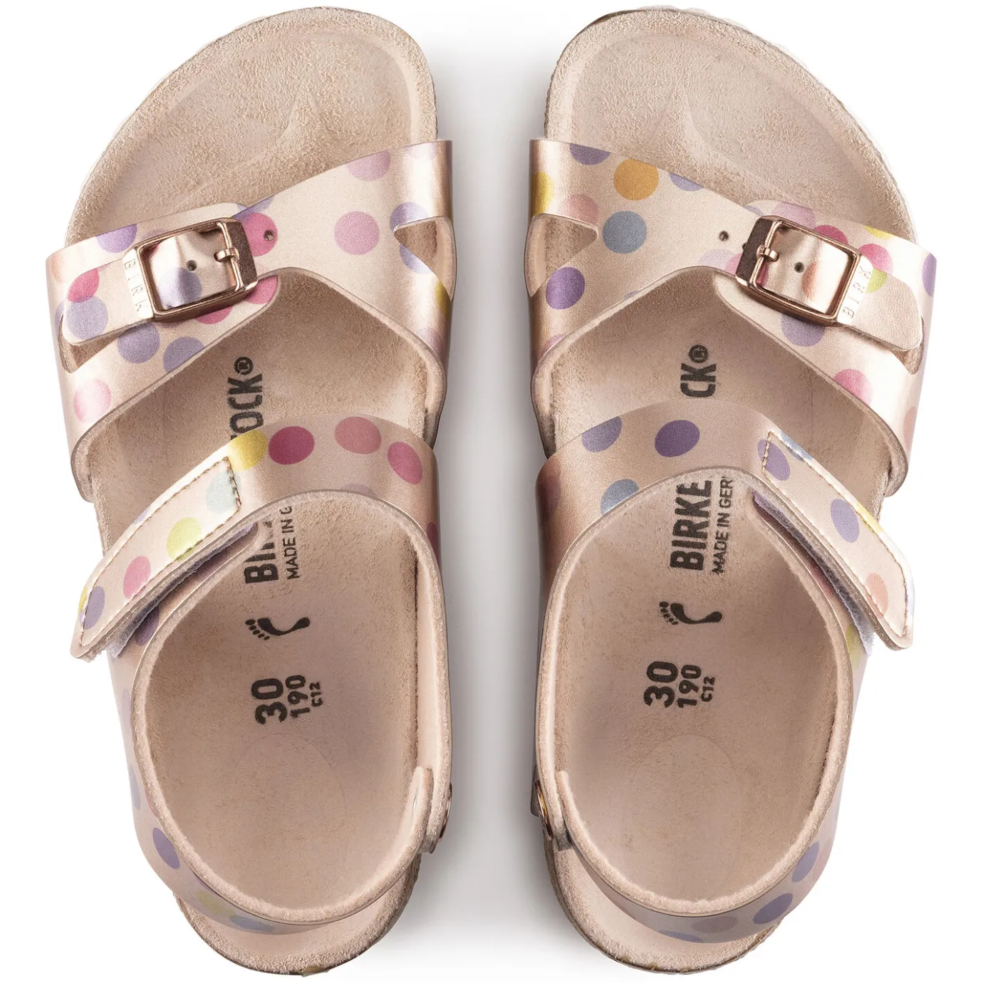 Birkenstock Strap Sandals<Colorado Kids Electric Metallic Dots Copper