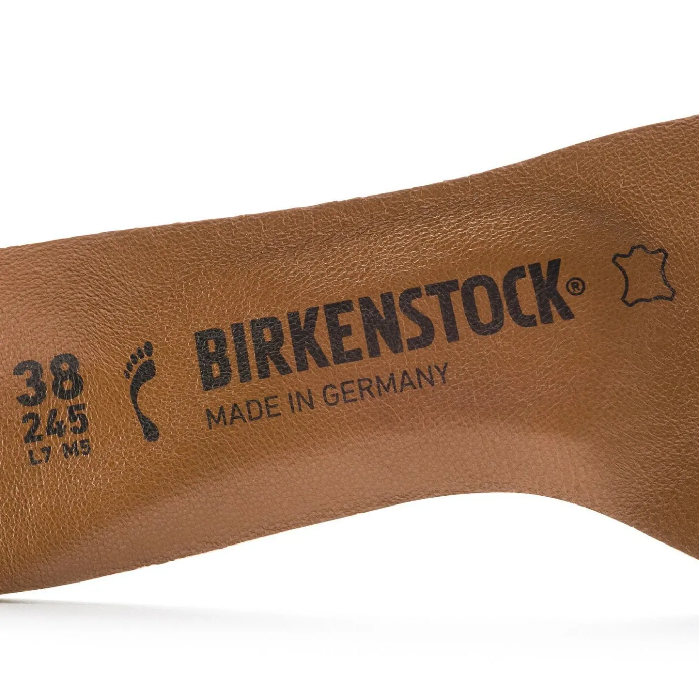 Birkenstock Insoles<Comfort Toeless Insole Leather Brown