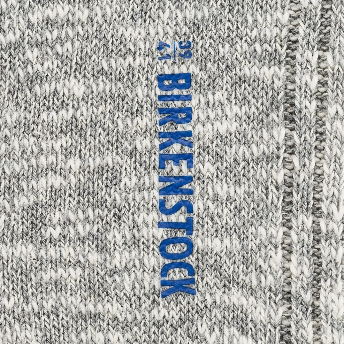 Birkenstock Socks<Cotton Slub Men Gray/White