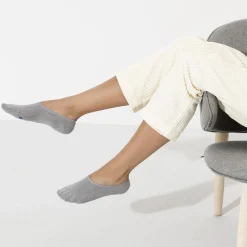 Birkenstock Socks<Cotton Sole Invisible Women Mid Gray