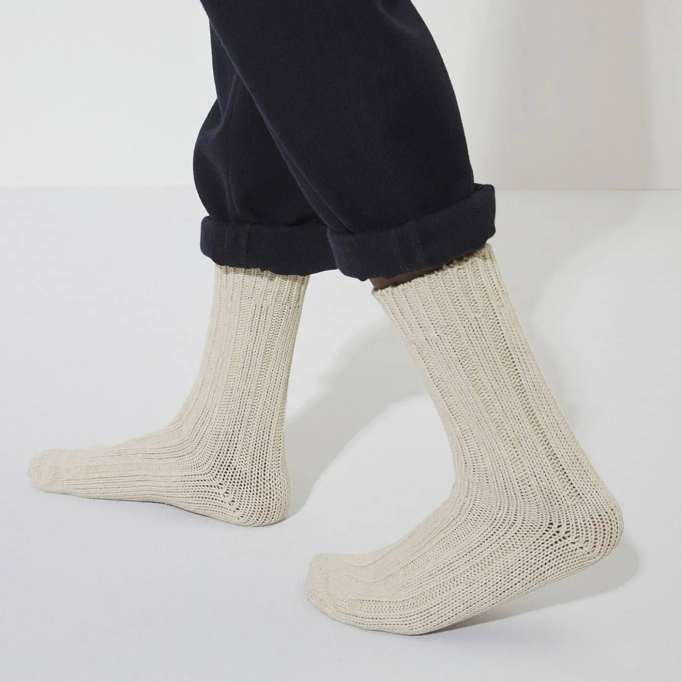 Birkenstock Socks<Cotton Twist Men Off White
