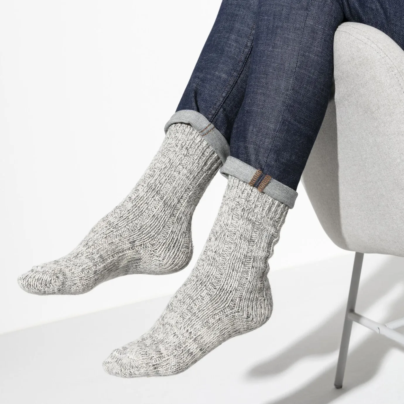 Birkenstock Socks<Cotton Twist Women Light Grey