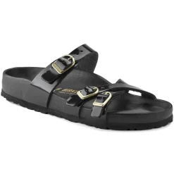 Birkenstock Multi-Strap Sandals<Franca High Shine Black