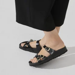 Birkenstock Multi-Strap Sandals<Franca High Shine Black