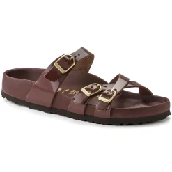 Birkenstock Multi-Strap Sandals<Franca High Shine Chocolate
