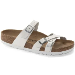 Birkenstock Multi-Strap Sandals<Franca White