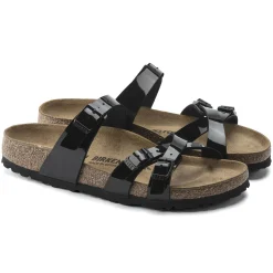 Birkenstock Multi-Strap Sandals<Franca Patent Black