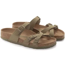 Birkenstock Multi-Strap Sandals<Franca Vegan Faded Khaki