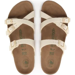 Birkenstock Multi-Strap Sandals<Franca Vegan Canvas Eggshell