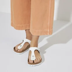 Birkenstock Thong Sandals<Gizeh White