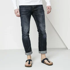 Birkenstock Thong Sandals<Gizeh Blue