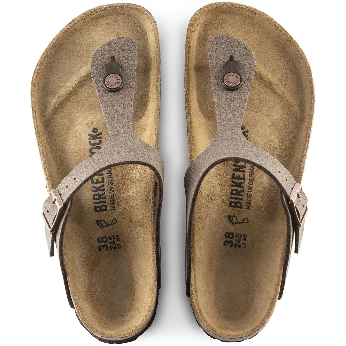 Birkenstock Thong Sandals<Gizeh Mocha