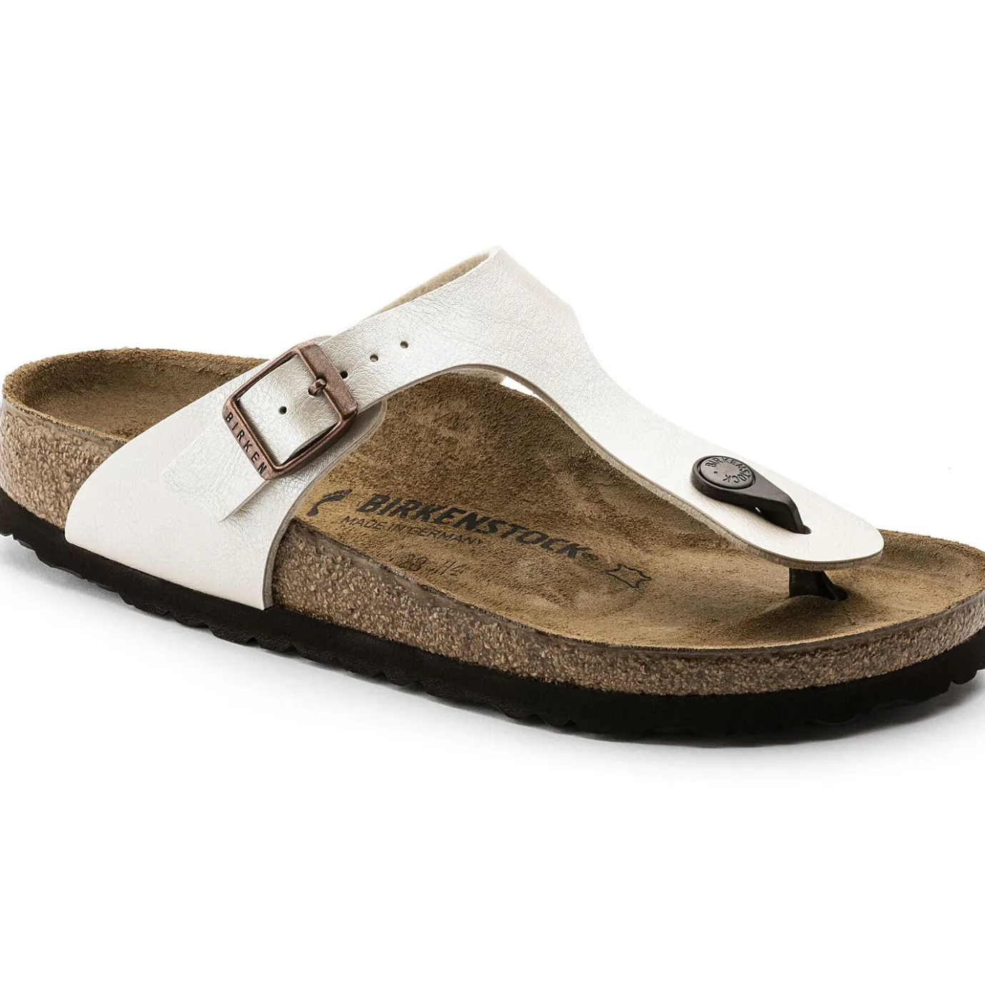 Birkenstock Thong Sandals<Gizeh Graceful Pearl White