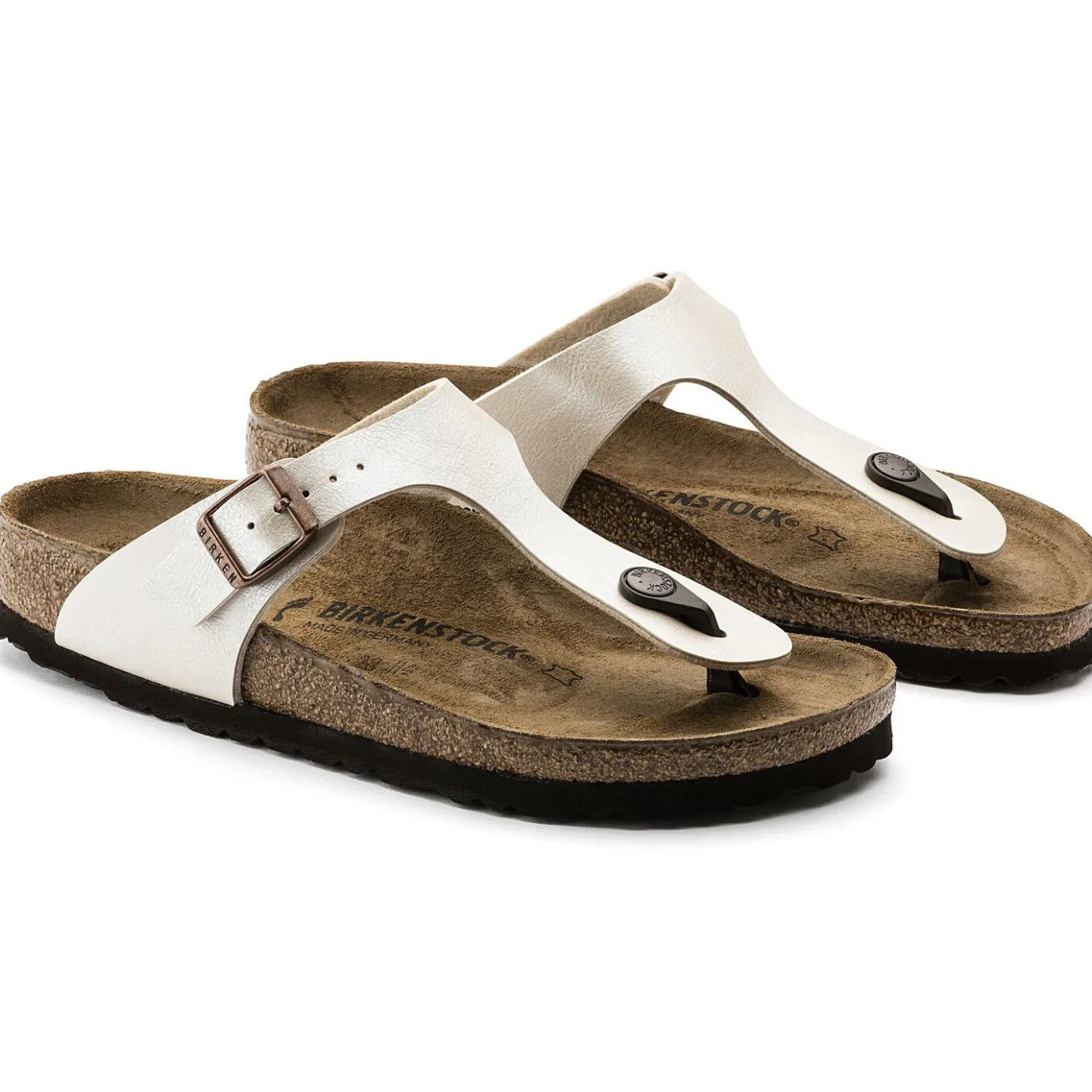 Birkenstock Thong Sandals<Gizeh Graceful Pearl White