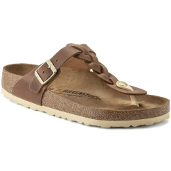 Birkenstock Thong Sandals<Gizeh Cognac