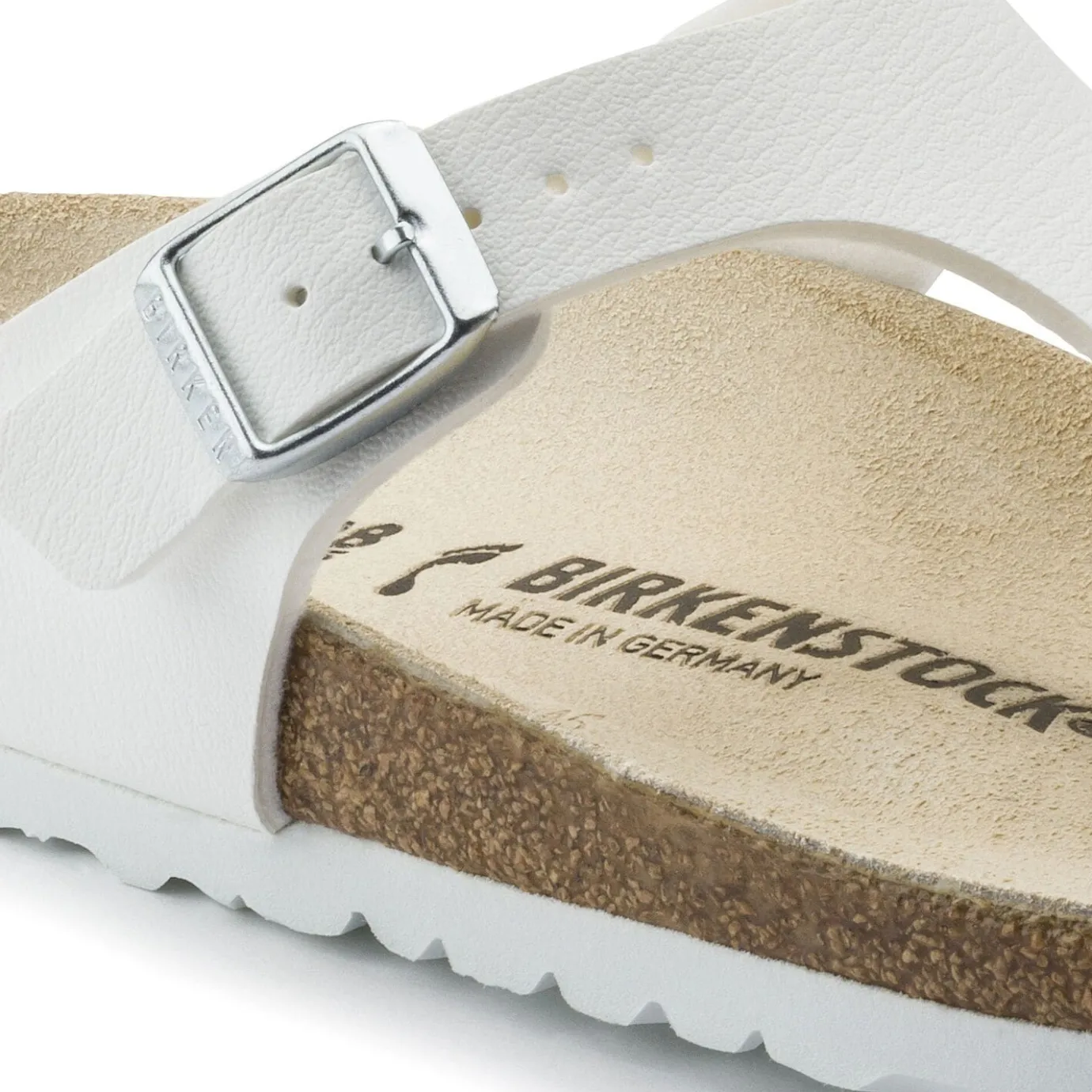 Birkenstock Thong Sandals<Gizeh White