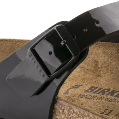Birkenstock Thong Sandals<Gizeh Black Patent