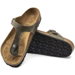 Birkenstock Thong Sandals<Gizeh Faded Khaki