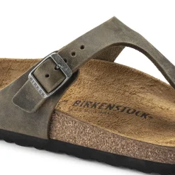 Birkenstock Thong Sandals<Gizeh Faded Khaki