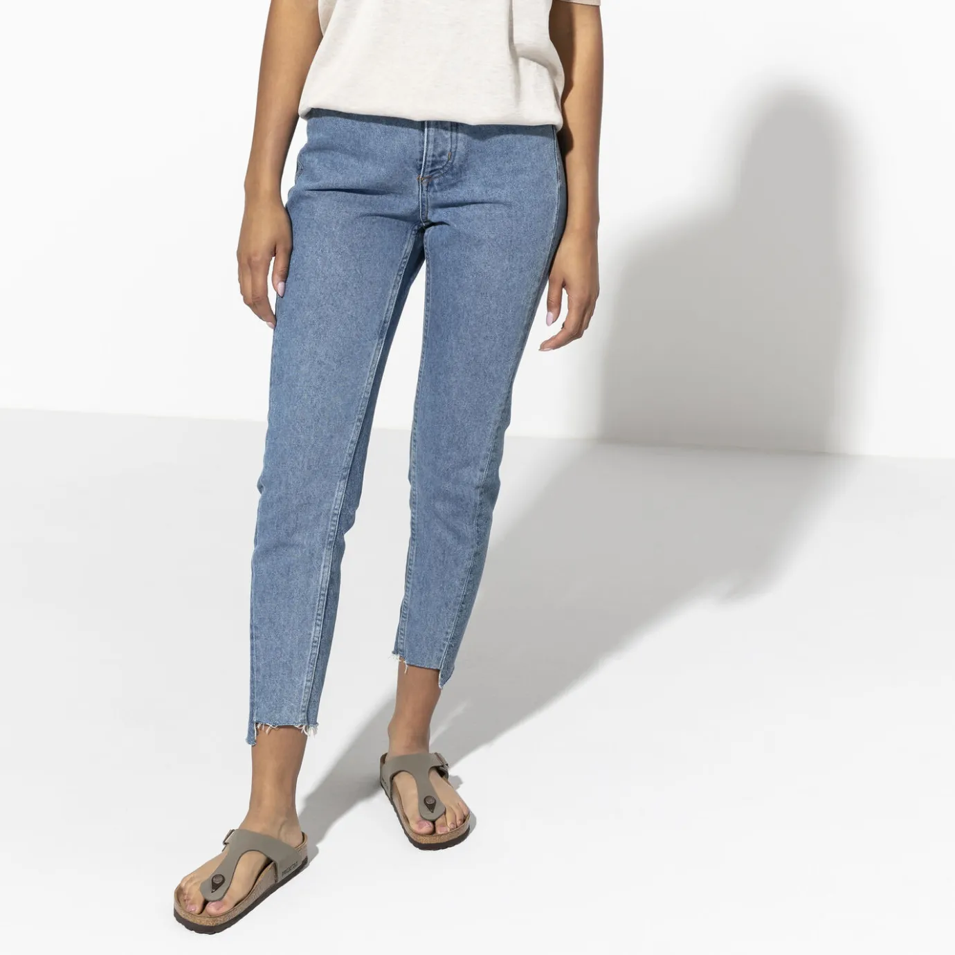 Birkenstock Thong Sandals<Gizeh Stone