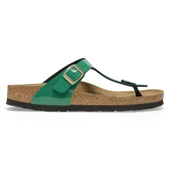 Birkenstock Thong Sandals<Gizeh Patent Digital Green