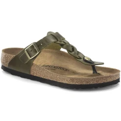 Birkenstock Thong Sandals<Gizeh Olive Green