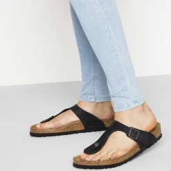 Birkenstock Thong Sandals<Gizeh Black