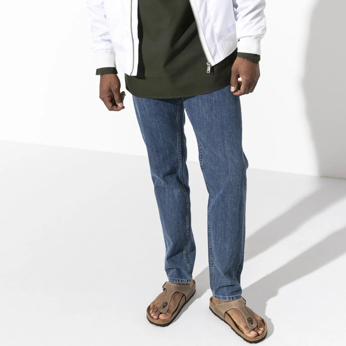 Birkenstock Thong Sandals<Gizeh Tobacco Brown