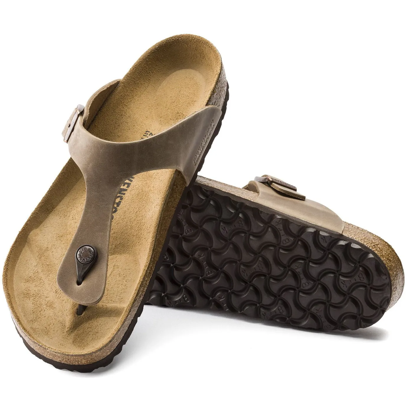 Birkenstock Thong Sandals<Gizeh Tobacco Brown