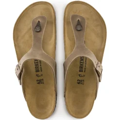 Birkenstock Thong Sandals<Gizeh Tobacco Brown