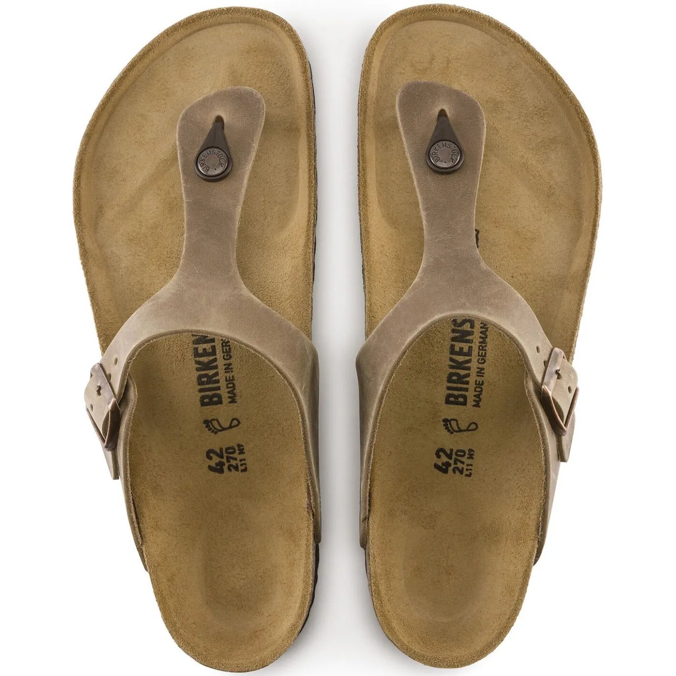 Birkenstock Thong Sandals<Gizeh Tobacco Brown