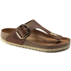 Birkenstock Thong Sandals<Gizeh Big Buckle Cognac