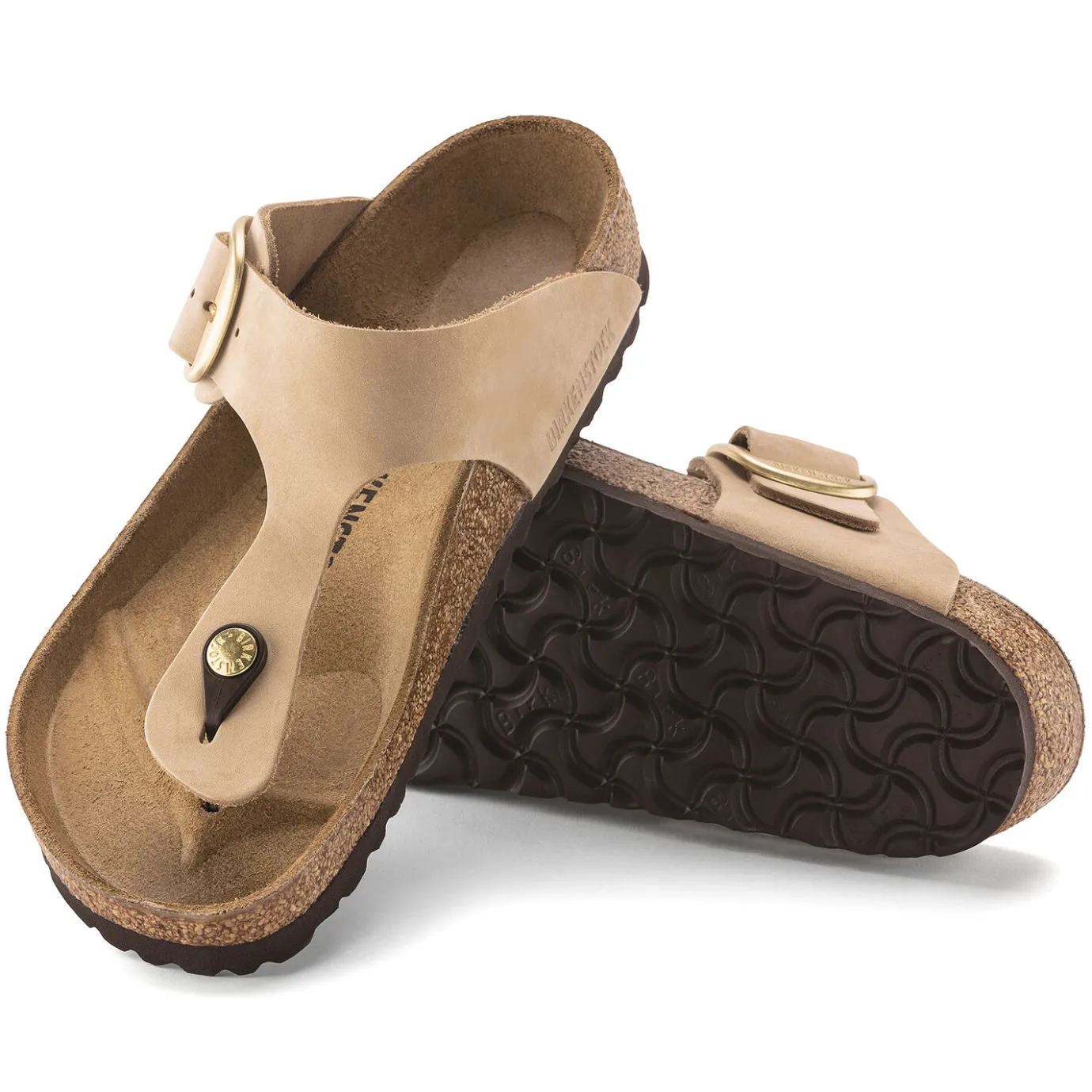 Birkenstock Thong Sandals<Gizeh Big Buckle Sandcastle