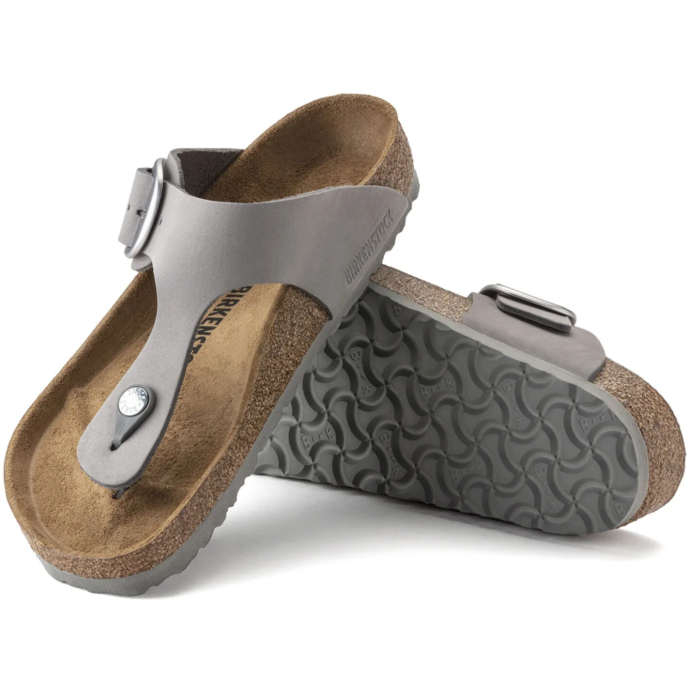 Birkenstock Thong Sandals<Gizeh Big Buckle Dove Gray
