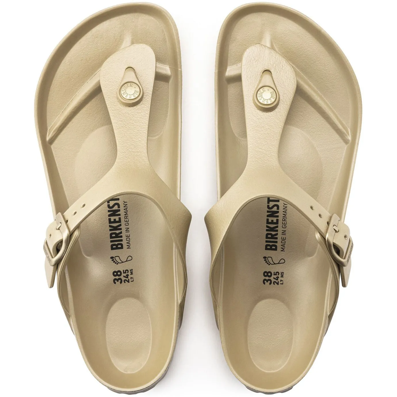 Birkenstock Thong Sandals<Gizeh Essentials Glamour Gold