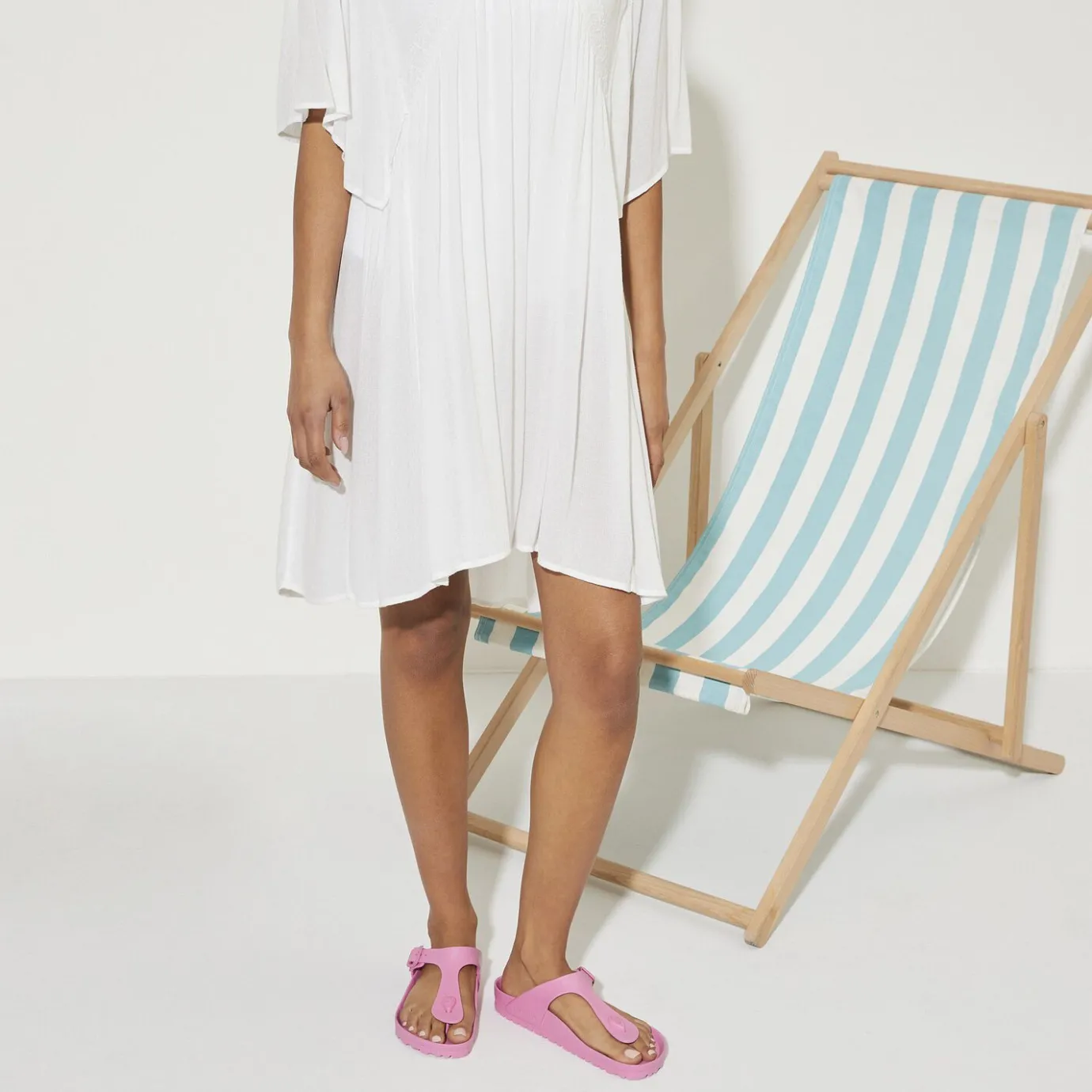 Birkenstock Thong Sandals<Gizeh Essentials Candy Pink