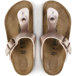 Birkenstock Thong Sandals<Gizeh Kids Electric Metallic Copper