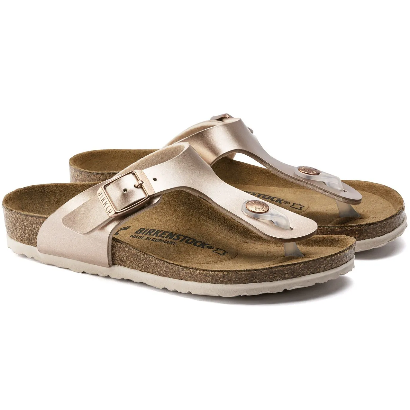 Birkenstock Thong Sandals<Gizeh Kids Electric Metallic Copper