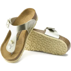 Birkenstock Thong Sandals<Gizeh Kids Electric Metallic Gold